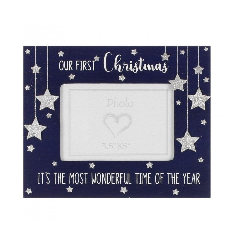 RAMA FOTO LEMN OUR FIRST CHRISTMAS - DSXM4619 - Cadouri Superbe