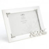 RAMA FOTO ARGINTATA DECORATA CU CRISTALE MR &amp; MRS - DSLP29898 - Cadouri Superbe