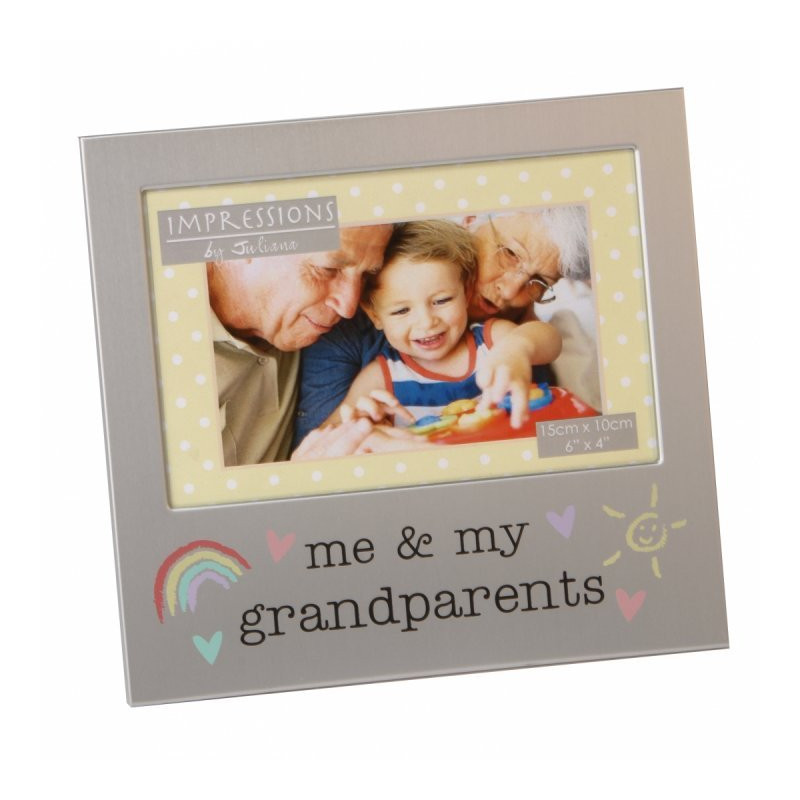 RAMA FOTO ARGINTIE "ME&amp;MY GRANDPARENTS" - DSFA519GP - Cadouri Superbe