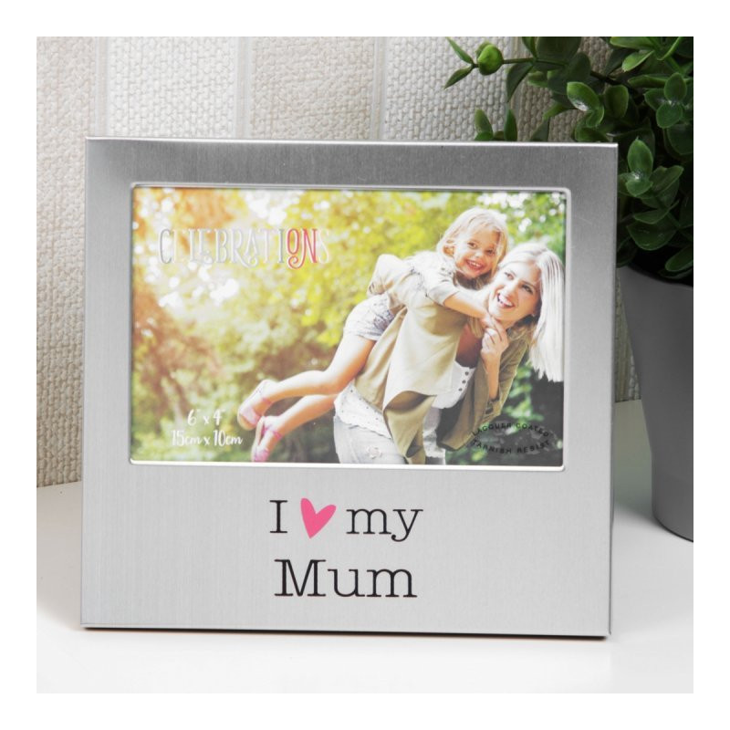RAMA FOTO ARGINTIE I LOVE MY MUM - DSFA518M - Cadouri Superbe