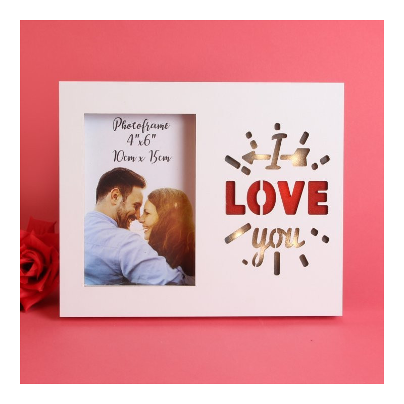 RAMA FOTO CU LUMINITE I LOVE YOU - DSFW576 - Cadouri Superbe