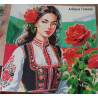 Рисуване по номера - ЕДНА БЪЛГАРСКА РОЗА  40х40 см.