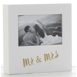 RAMA FOTO CUVINTE AURITE "MR &amp; MRS" - DS271454 - Cadouri Superbe