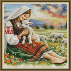 Гоблен   МОМА С АГЪНЦЕ