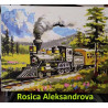 Рисуване по номера - ВЛАК СРЕД ПЛАНИНИТЕ