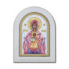 Сребърна икона - Света Богородица Платитера 15x21cm
