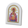 Сребърна икона - Света Богородица Платитера 15x21cm