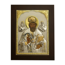 Сребърна Икона - Свети Николай