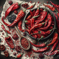 Рисуване по номера - ОГЪН ЧУШЛЕТА 40х40 см.