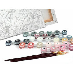 Рисуване по номера -  СВЯТА МОЛИТВА 40х40 см.