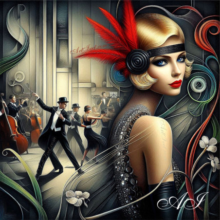 
     Рисуване по номера -  РЕТРО 40х40 см.