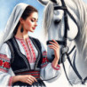 Рисуване по номера - РАДЕНА 0х40 см.