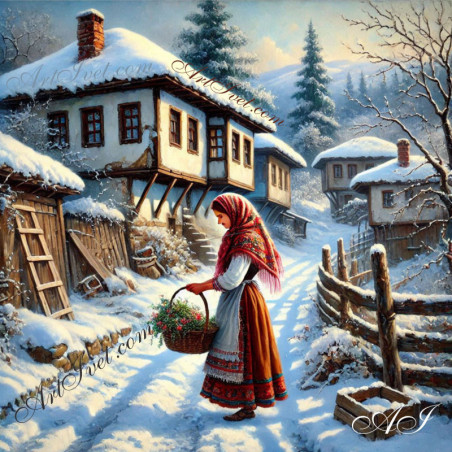 
     Рисуване по номера - НА ГОСТИ 40х40 см.