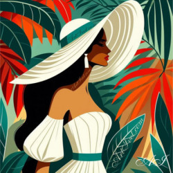 Рисуване по номера - ЕЛЕГЕНТНОСТ  40х40 см.