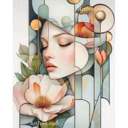 Рисуване по номера - НЕЖНИ ВЪЛНЕНИЯ