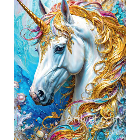 
     Рисуване по номера - ЕДНОРОГ