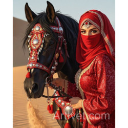 Рисуване по номера - ПУСТИННА ПРИНЦЕСА