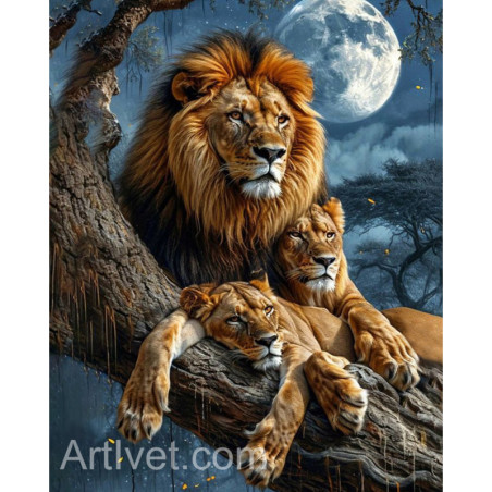 Рисуване по номера - ДРЯМКАТА НА ЛЪВОВЕТЕ 
     Рисуване по номера - ДРЯМКАТА НА ЛЪВОВЕТЕ