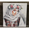 Рисуване по номера - НЕЖЕНА БЪЛГАРСКА МОМА 40х40 см.