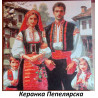 Рисуване по номера - БЪЛГАРСКО СЕМЕЙСТВО НА ПРАЗНИК 40х40 см.