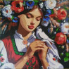 Рисуване по номера - БЯЛАТА ЛЯСТОВИЧКА 40х40 см.