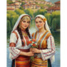 Рисуване по номера - СЕСТРИ В ЧИРПАНСКИ НОСИИ