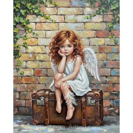 
     Рисуване по номера - ЗАМИСЛЕНО АНГЕЛЧЕ