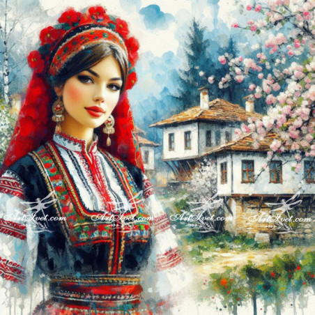 
     Рисуване по номера -  ГИЗДАВА ЮЛИЯ  40х40 см.