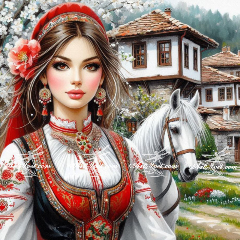 Рисуване по номера - СУЛТАНА 40х40 см.