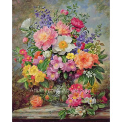 Рисуване по номера - ЦВЕТНА ПРЕЛЕСТ