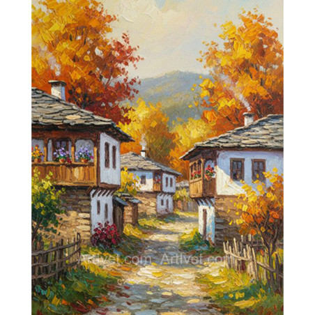 
     Рисуване по номера - КАЛДЪРЪМЕНА УЛИЧКА