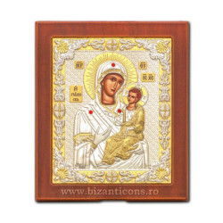 Сребърна икона – Богородица...