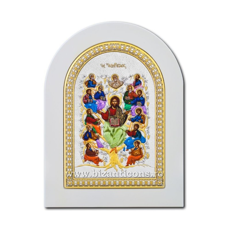 Сребърна Икона - Дърво на живота 15x21 cm