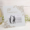 Rama foto aniversare 50 ani cu sclipici - WG1065