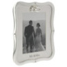 Rama foto argintata cu margini acolada Mr&Mrs - 340155