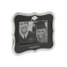 Rama foto argintata cu margini acolada Graduation - 340159