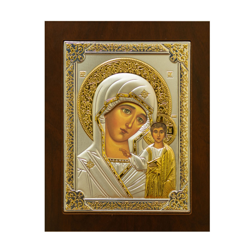 Сребърна Икона - Света Богородица