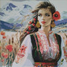 Рисуване по номера - КРАСЕНА И АЛЕНИЯ МАК 40х40 см.