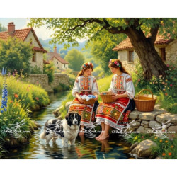 Рисуване по номера - В ЛЕТЕН ДЕН - 40х50см.