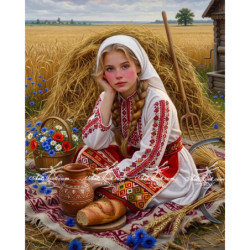 Рисуване по номера - ТЕЖЪК ТРУД - 40х50см.